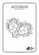Coloring Artichoke Pages Cool Vegetables Print Plants Kids Template Eggplant sketch template
