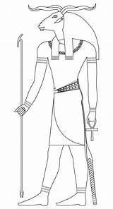 Coloring Khnum Egypt Pages Egyptian Kids Ancient Children Dios Printable Gods Supercoloring Drawings Categories sketch template