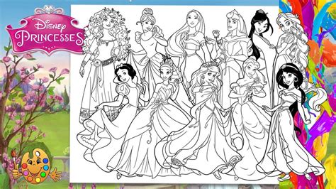 disney princesses   coloring pages coloring book