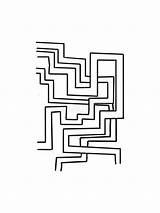 Maze Preschoolers Educational sketch template