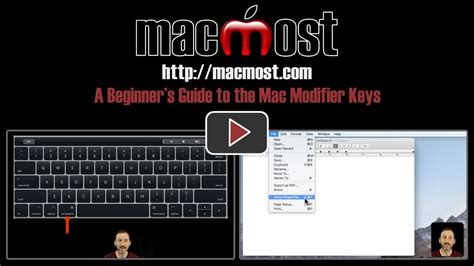 beginners guide  mac modifier keys macmost
