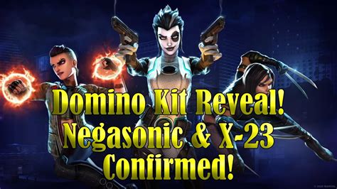 Negasonic Teenage Warhead And X 23 Confirmed Domino Kit