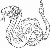 Serpente Sonagli sketch template