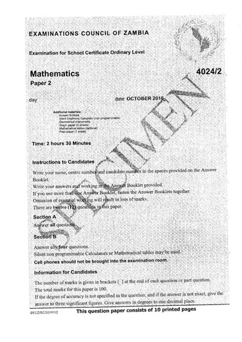 mathematics grade   exam papers  papers exam