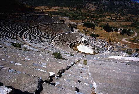 efeso turkey theatres amphitheatres stadiums odeons ancient greek roman world teatri odeon