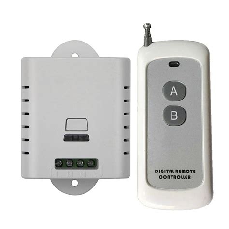 ac     wireless remote control switch  manual button  receiver