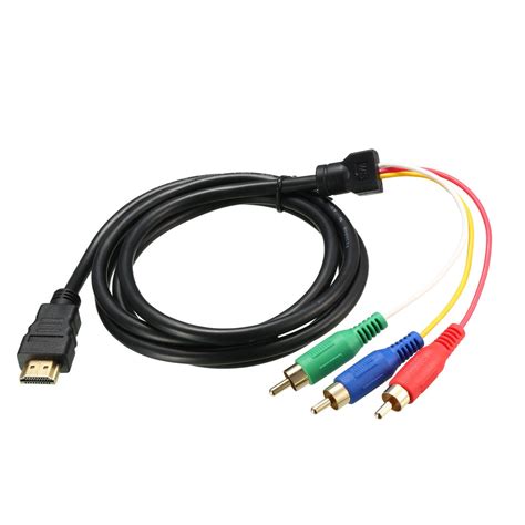 hdmi   rca cable rgb male  audio video av conversion  cord adapter transmitter  hdtv