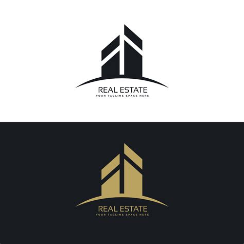 modern clean real estate logo design concept   vector art stock graphics images