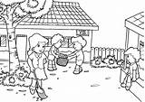 Mewarnai Lingkungan Kebersihan Sketsa Sd Kegiatan Animasi Adiwiyata Kartun Paud Jagalah Kumpulan Siswapelajar Royong Lucu Gotong sketch template