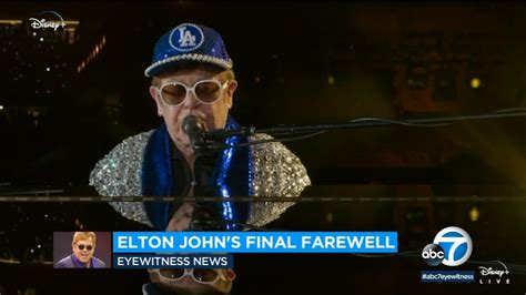Elton John Says Goodbye In Los Angeles Final U S Stop Of Farewell