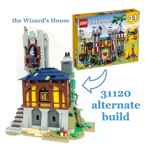 lego moc   wizards house alternate build  zrlegomaniac