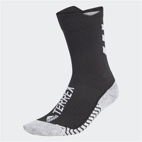 adidas terrex techfit primegreen traxion crew socks black unisex hiking adidas
