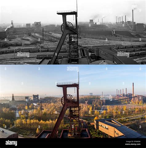 panoramic view  zeche zollverein  world largest coal