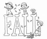 Coloring Fall Pages Printable Autumn Sheets Kids Color Printables Worksheets Word Fun Print Kindergarten Template Bestcoloringpagesforkids Number sketch template