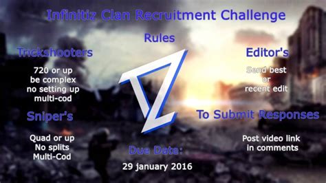tz clan recruitment challenge clan tag tzrc youtube