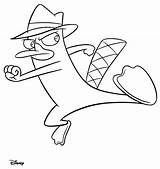 Phineas Ferb Platypus Coloring4free Sheets Printablecolouringpages sketch template