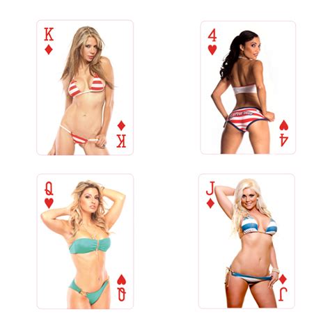 Printed Custom Nude Bikini Girl Adult Sex Playing Cards 100 Plastic