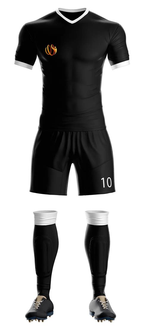 soccer kit black custom soccer kitsjerseys vesuvius sport