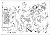 Cornelius Peter Ministry Coloring Bible sketch template