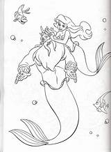 Triton Coloring King Ariel Mermaid Disney Mermaids Getcolorings Printable Choose sketch template