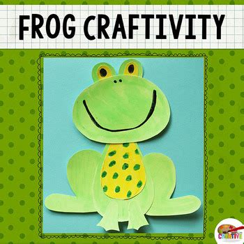 frog printable craft template  keeping life creative tpt