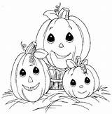 Pumpkin Coloring Pages Cute Getcolorings Patch Squash sketch template