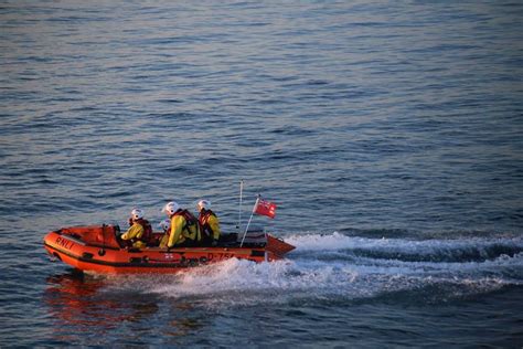 New Quay Rnli Tasked To Inflatable Blown Out To Sea Rnli