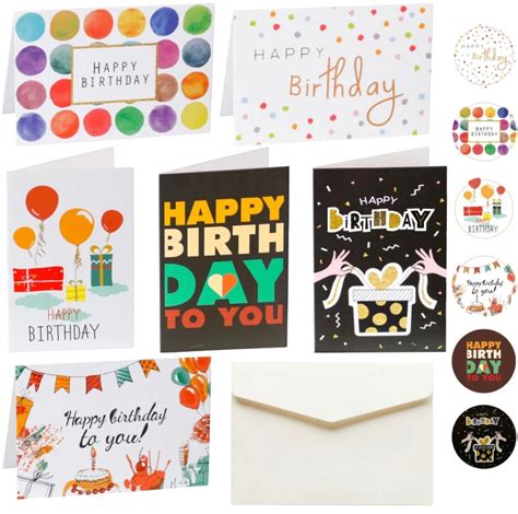 greeting cards birthday pack   mini cards