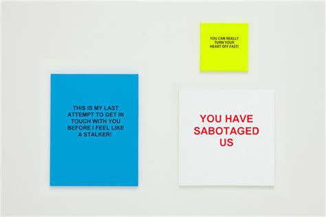 artist turns break up texts into pieces of art design galleries paste