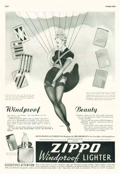 Zippo Windproof Lighter De Vintageads 1938 1996