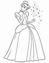 Coloring Cinderella Pages Disney Princess Printable Girls Belle Pretty Library Clipart Color Print Sheets Book Ariel Kid Google Popular Dress sketch template