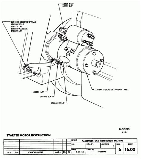 chevy pickup starter wiring diagram