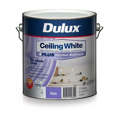 dulux white ceiling  kitchen  bathroom paint