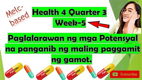 health 4 week 5 quarter 3 paglalarawan ng mga potensyal na panganib ng
