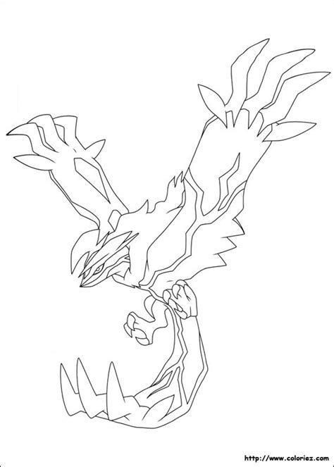concept yveltal pokemon coloring pages