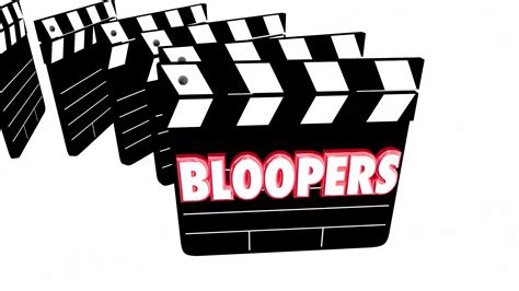 bloopers outtakes mistakes wrong flubs  clapper boards