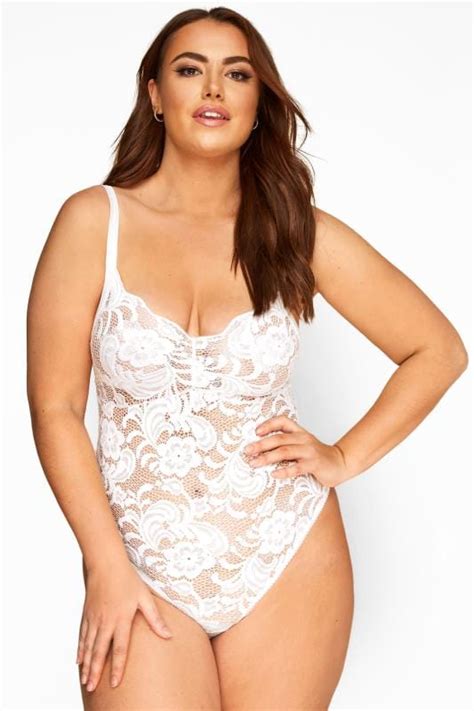 limited collection white lace body  clothing