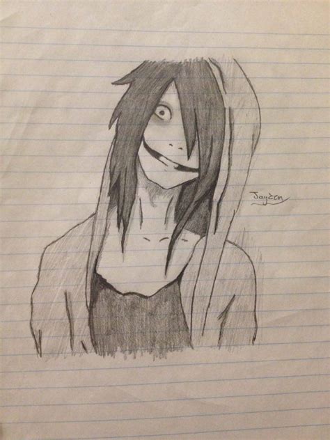 Jeff The Killer Drawing By Chibi Lover 1987 On Deviantart