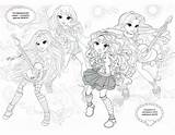 Girlz Moxie Coloring Pages Print Color sketch template