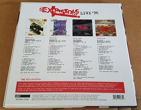 God Save The Sex Pistols Live 76 Boxset