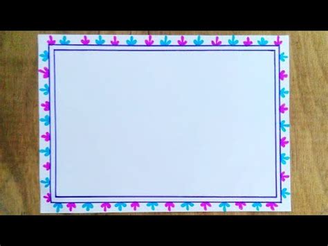 size page border designs simple  size   sheet