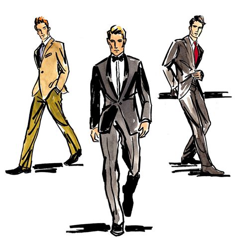 trends for men fashion clipart