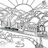Train Coloring Pages Thomas Getcolorings sketch template