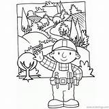 Bob Waving Builder Coloring Hand Pages His Xcolorings 1024px 120k Resolution Info Type  sketch template
