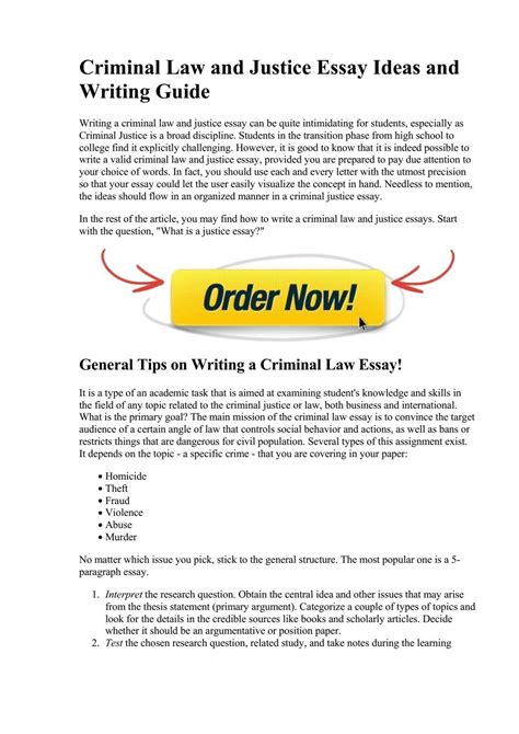 Criminal Justice Thesis Paper By Criminal Justice Thesis Paper Issuu