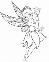 Coloring Fairies Fairy sketch template