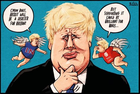 ben jennings  boris johnsons brexit column cartoon runitedkingdom