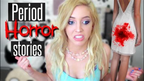 reading your embarrassing period horror stories youtube