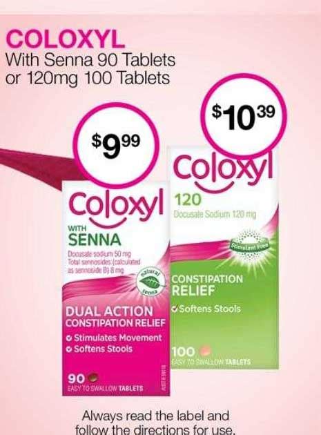 Coloxyl With Senna 90 Tablets Or 100 Tablets Offer At Priceline