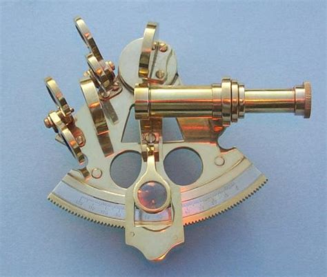 three inch stanley london brass sextant